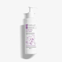 Антибактериальный крем для ног с ионами серебра, экстрактом зеленого чая и ментолом Shelly 500 мл