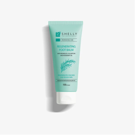 Регенерирующий бальзам для ног с бисабололом, аллантоином и маслом розмарина Shelly 100 мл