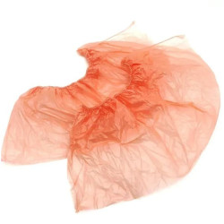 Одноразові бахіли 100 шт/уп. помаранчеві 3 г.
