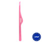 ZOLA Пинцет скошенный профессиональный для бровей LIGHT PINK