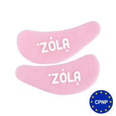 ZOLA Патчи силиконовые многоразовые для глаз (1 пара) (Розовые)