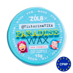 ZOLA Viktorina Vika Віск для брів 15 г Paradise Wax with Vitamin E and Argan Oil