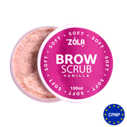 ZOLA Скраб для бровей Soft Ваниль 100 мл