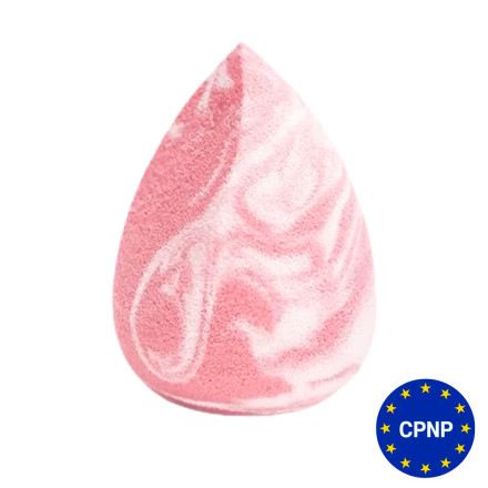 ZOLA Спонж супер мягкий бело-розовый со скосом