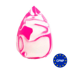 ZOLA Спонж супер мягкий малиново-белый капля