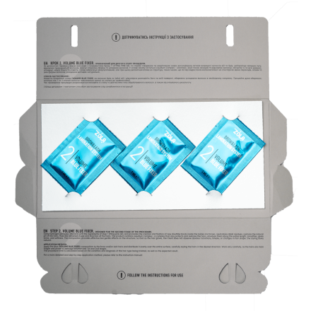ZOLA COLOR LAB EMOTION в саше 02 Volume Blue Fixer