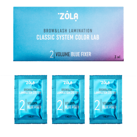 ZOLA COLOR LAB EMOTION в саше 02 Volume Blue Fixer