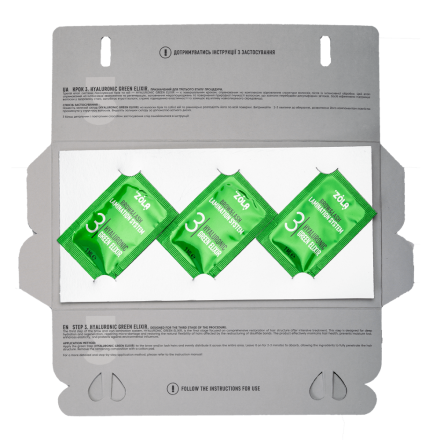 ZOLA COLOR LAB EMOTION в саше 03 Hyaluronic Green Elixir