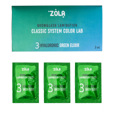 ZOLA COLOR LAB EMOTION в саше 03 Hyaluronic Green Elixir