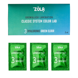 ZOLA COLOR LAB EMOTION в саше 03 Hyaluronic Green Elixir
