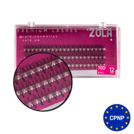 ZOLA Вії-пучки 10D 12 mm
