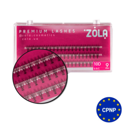 ZOLA Вії-пучки 10D 9 mm