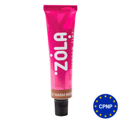 ZOLA Фарба для брів із колагеном Eyebrow Tint With Collagen 02 Warm Brown 15 мл