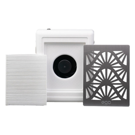 Витяжка для манікюру EGO Ami by ÜLKA настільна з HEPA  фільтром (біла)