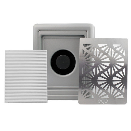 Витяжка для манікюру EGO Ami by ÜLKA настільна з HEPA  фільтром (сіра)