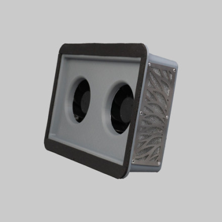 Витяжка для манікюру ÜLKA Tornado врізна з HEPA  фільтром (сіра)