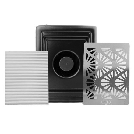 Витяжка для манікюру EGO Ami by ÜLKA настільна з HEPA  фільтром (чорна)