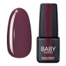 Гель лак BABY Moon Burgundy №014 (коричнево-серый), 6 мл