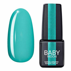 Гель лак BABY Moon Green Sea №002 біло-зелений яскравий 6 мл