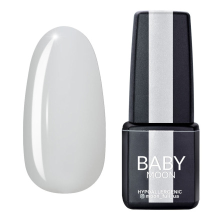 Гель лак BABY Moon Midnight №002 білий напівпрозорий 6 мл