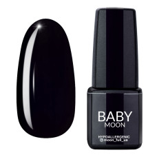 Гель лак BABY Moon Midnight №007 (глубокий черный), 6 мл