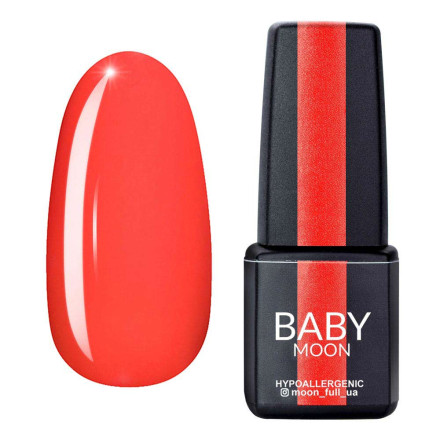 Гель лак BABY Moon Perfect Neon №005 кораловий 6 мл