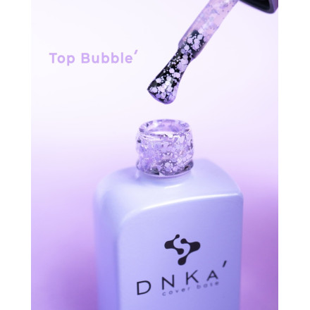 Топ DNKa DNKa Top Bubble (прозорий з ліловими пластівцями)