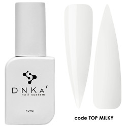DNKa Top Milky (молочный) - Топ для гель-лака, 12 мл