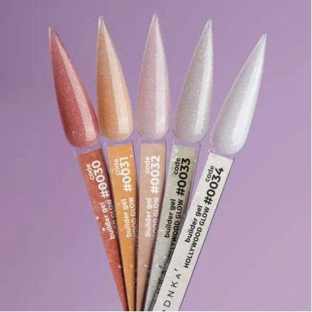Гель для моделювання DNKa Builder Gel #0034 Hollywood Glow 30 мл