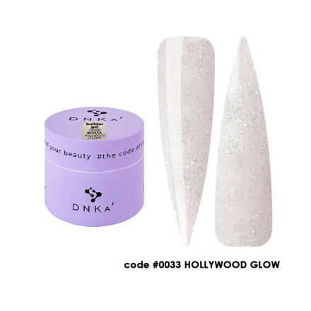 Гель для моделювання DNKa Builder Gel #0033 Hollywood Glow 30 мл