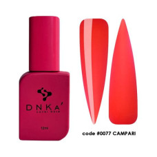 База DNKa Cover Base №0077 (Неоновый красный (цвет Ferrari)), 12 мл