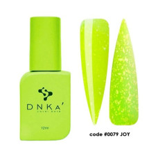 База DNKa Cover Base №0079 (Неоновый желтый с Поталью), 12 мл