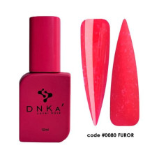 База DNKa Cover Base №0080 (Неоновый розовый с Поталью), 12 мл