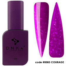 База DNKa Cover Base №0083 (Неоновый фиолетовый с Поталью), 12 мл