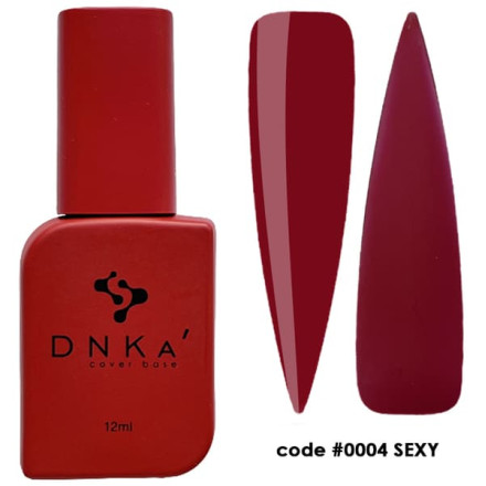 База DNKa Cover Base №0004 (Класичний яскраво-червоний), 12 мл