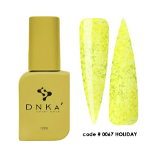 База DNKa Cover Base №0067 (Ярко-желтая база из многоугольниками разного размера), 12 мл
