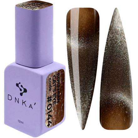 Гель-лак для нігтів DNKa Gel Polish Bohemian Cat`s Eye 0144, 12 мл