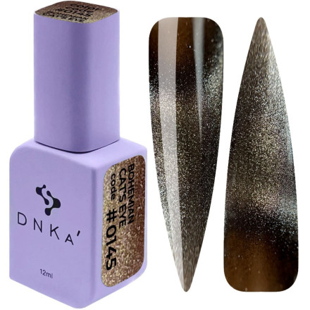 Гель-лак для ногтей DNKa Gel Polish Bohemian Cat`s Eye 0145, 12 мл