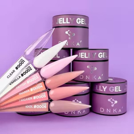Гель желе DNKa Jelly Gel №04 Mania (Бежевый), 15 мл