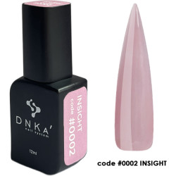 Рідкий гель DNKa Pro GeI №002 Insight (Пудрово-рожевий), 12 мл