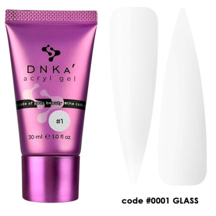 DNKa Acryl Gel #0001 Glass(Tube), 30 мл