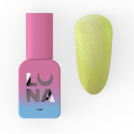 Матовий топ для гель-лаку без липкого шару Luna Top Matte Sand Yellow 13 мл
