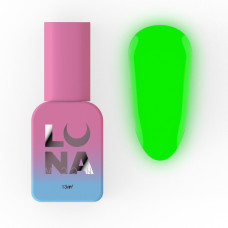 Топ для гель-лака светящийся в темноте Luna Top Shine Dark Green 13 мл