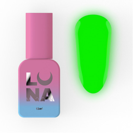 Топ для гель-лака светящийся в темноте Luna Top Shine Dark Green 13 мл