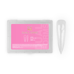 Верхні форми для моделювання нігтів Luna Long Almond XL (120 шт./уп.)