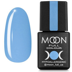 Гель-лак MOON FULL Breeze color №418 небесно-блакитний, напівпрозорий 8 ml