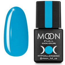 Гель-лак MOON FULL Breeze color №421 насыщенно бирюзовый 8 ml