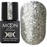 Гель-лак MOON FULL Christmas №1002 срібний мікроблиск 8 ml