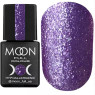 Гель-лак MOON FULL Christmas №1010 фиолетовый с блестками 8 ml