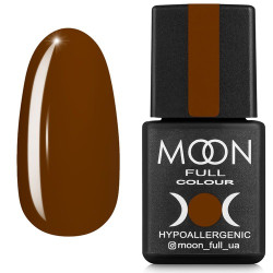 Гель-лак MOON FULL Fashion color №235 коричневий, емаль 8 ml
